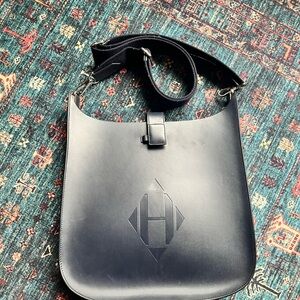 Hermes Evelyne GM Sellier Vache Hunter leather blue nuit